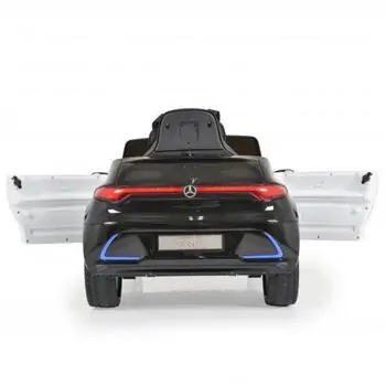 Cangaroo Mercedes-Benz Concept EQA black ელექტრო მანქანა კაუჩუკის საბურავებით და ტყავის სავარძლით, 6 image