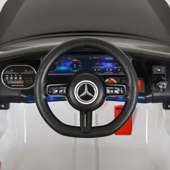 Cangaroo Mercedes-Benz Concept EQA White ელექტრო მანქანა კაუჩუკის საბურავებით და ტყავის სავარძლით, 7 image