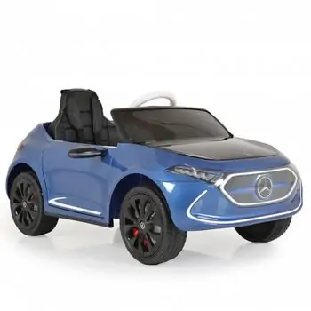 Cangaroo Mercedes-Benz Concept EQA Blue ელექტრო მანქანა კაუჩუკის საბურავებით და ტყავის სავარძლით, 6 image