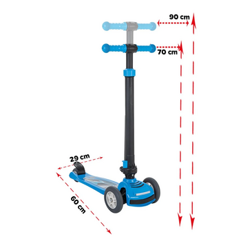 Pilsan 07 363 Power LED Scooter Green სკუტერი (სამაკატი), 2 image