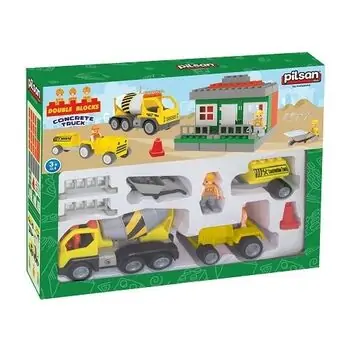 Pilsan Concrete Truck Play Set 03 611 სათამაშო ბეტონის მანქანა, 2 image