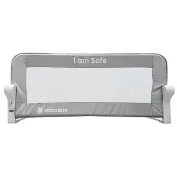KikkaBoo Bed rail I am safe Grey საწოლის ჯებირი უსაფრთხოებისთვის