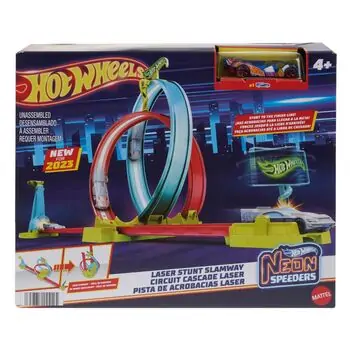 Hot Wheels Neon Speeders Lightning Loop საბავშვო ნეონის სათამაშო ტრასა