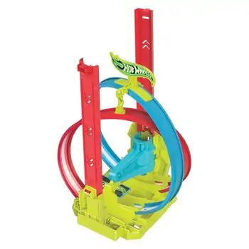 Hot Wheels Neon Speeders Lightning Loop საბავშვო ნეონის სათამაშო ტრასა, 3 image