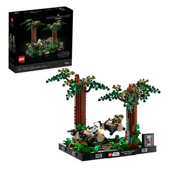 Lego Star Wars 75353 Endor Speeder Chase Diorama