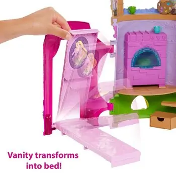 Disney Princess Rapunzel's Tower Playset - რაპუნცელის სათამაშო სასახლე, 2 image