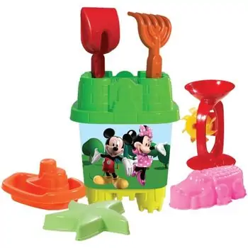 Dede Mickey Mouse Small Castle Bucket Set 01562 ქვიშაში სათამაშო ნაკრები