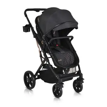 Moni 2in1 Rafaello Black - საბავშვო ტრანსფორმერი ეტლი, 2 image