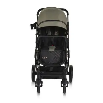 Moni 2in1 Rafaello Olive Green - საბავშვო ტრანსფორმერი ეტლი, 10 image