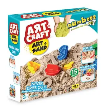 Dede 03678 Numbers Modelling Play Sand Set - კინეტიკური ქვიშის ნაკრები, 2 image