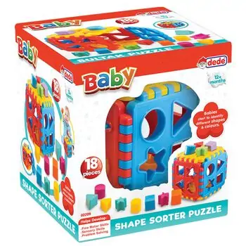 Dede 02209 Shape Sorter Puzzle განმავითარებელი სათამაშო, 2 image