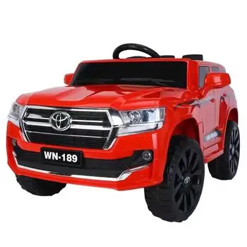 Toyota Land Cruiser Red - ელექტრო მანქანა კაუჩუკის საბურავებით