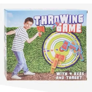 THROWING GAME WITH TARGET AXES სათამაშო დარტსი, 2 image