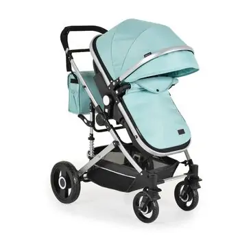 Cangaroo Ciara Turquoise With Black 3 In 1 Set With Multi Carseat საბავშვო ტრანსფორმერი ეტლის კომპლექტი, 5 image