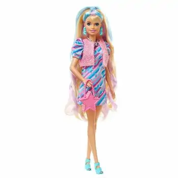 Barbie Totally Hair Star HCM88 ბარბის თოჯინა აქსესუარებით, 3 image