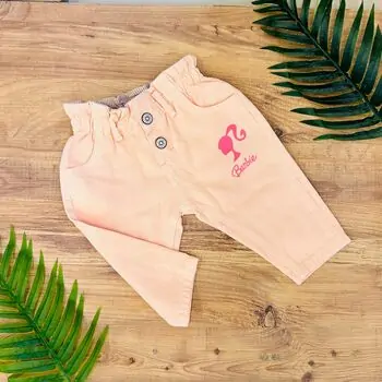 Barbie Trousers Light Pink ახალშობილის შარვალი