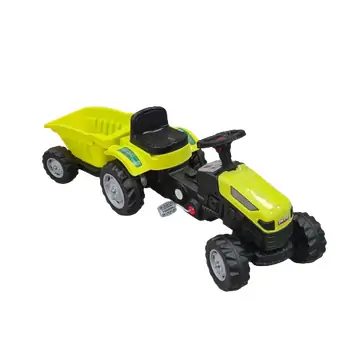 Pilsan Active Pedal Operated Tractor With Trailer Green 07 316 -  საბავშვო ტრაქტორი, 2 image
