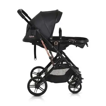 Moni 3in1 Rafaello Black - საბავშვო ტრანსფორმერი ეტლის კომპლექტი, 10 image
