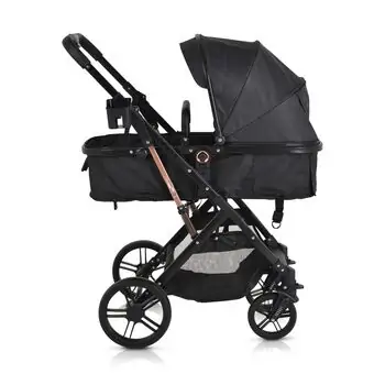 Moni 3in1 Rafaello Black - საბავშვო ტრანსფორმერი ეტლის კომპლექტი, 6 image