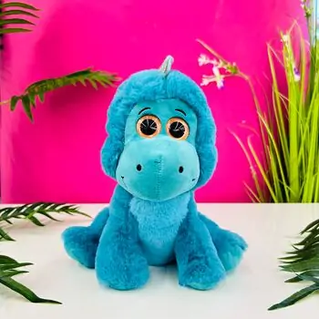 Koopman Fluffy Funny Dinosaur - რბილი სათამაშო დინოზავრი
