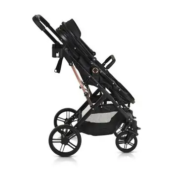 Moni 3in1 Rafaello Black - საბავშვო ტრანსფორმერი ეტლის კომპლექტი, 9 image