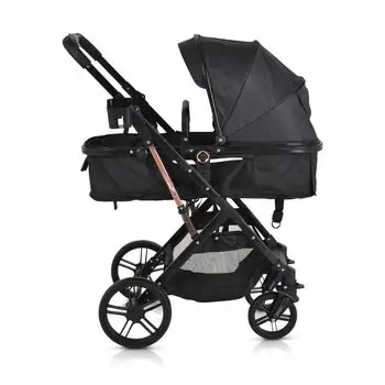 Moni 3in1 Rafaello Black - საბავშვო ტრანსფორმერი ეტლის კომპლექტი, 14 image