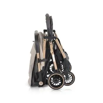 Moni Baby Stroller Berlin Beige საბავშვო სასეირნო ეტლი, 8 image