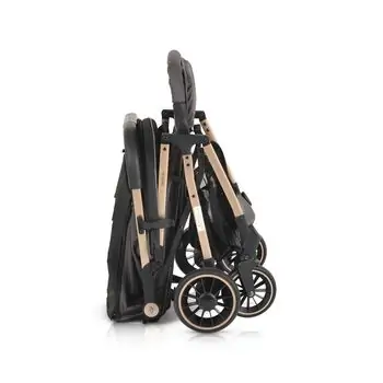 Moni Baby Stroller Berlin Black საბავშვო სასეირნო ეტლი, 9 image