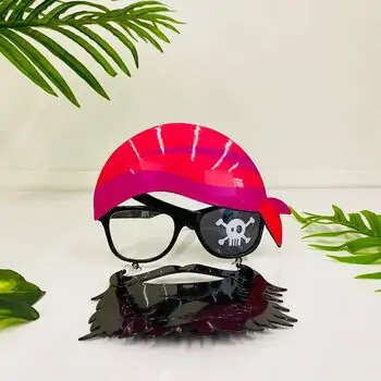 Koopman Party Glasses Pirate With Beard - მეკობრის წვერი და სათვალე, 2 image