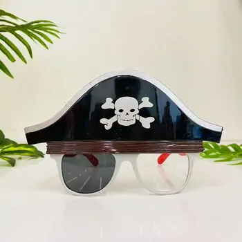 Koopman Party Glass Pirate With Hat - სათამაშო მეკობრის სათვალე, 2 image
