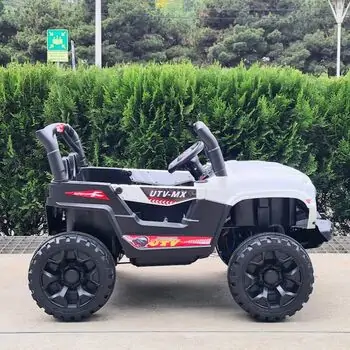 Off-Road Jeep White - ელექტრო მანქანა, 3 image