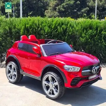 Mercedes Benz AMG Painted Red - ელექტრო მანქანა ტყავის სავარძლით