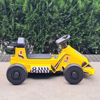 Karting Car Yellow - ელექტრო მანქანა, 3 image
