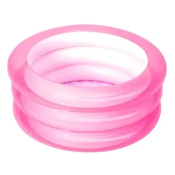 Bestway 51033 Three Ring Baby Swimming Pool Pink გასაბერი აუზი, 2 image