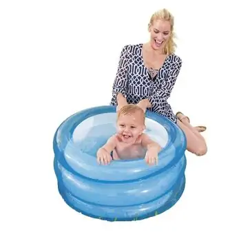 Bestway 51033 Three Ring Baby Swimming Pool Blue გასაბერი აუზი