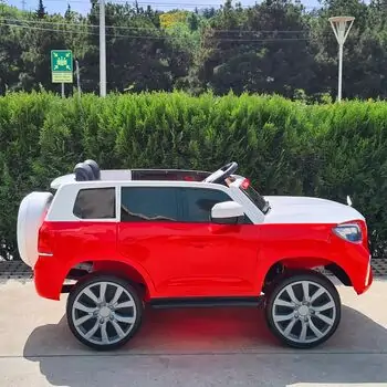 Jeep Police Car Red - ელექტრო მანქანა, 3 image