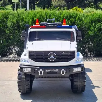 Mercedes Police Jeep White  - ელექტრო მანქანა, 2 image