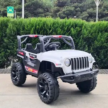 Off-Road Jeep White - ელექტრო მანქანა