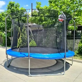 Metal & Plastic Trampoline 366cm 12FT - ბატუტი, 4 image