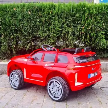 BMW X7 Red - ელექტრო მანქანა კაუჩკის საბურავებით, 3 image