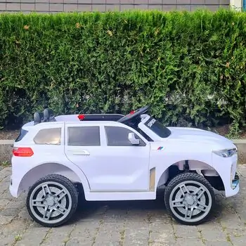 BMW X7 White - ელექტრო მანქანა კაუჩუკის საბურავებით, 3 image