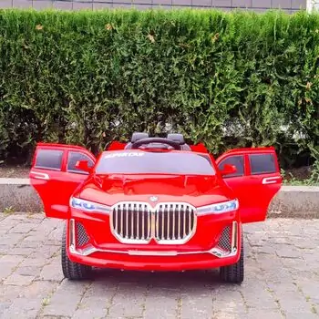 BMW X7 Red - ელექტრო მანქანა კაუჩკის საბურავებით, 2 image