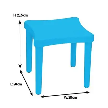 Pilsan-ის სკამი და მაგიდა 03 493 STORY TABLE WITH STOOLS Blue, 3 image