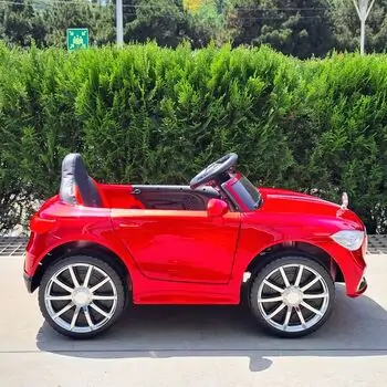 Mercedes Benz Painted Red  - ელექტრო მანქანა ტყავის სავარძლით, 3 image