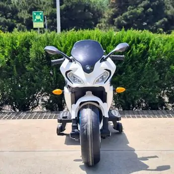 Motorcycle Kawasaki White - ელექტრო მოტოციკლი, 2 image