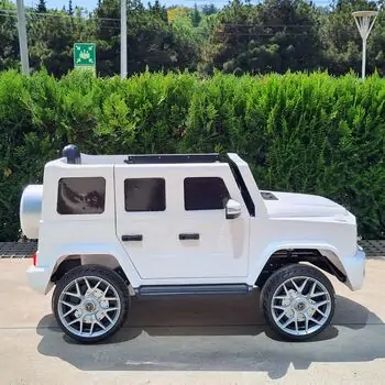 Mercedes G63 AMG White - ელექტრო მანქანა, 3 image