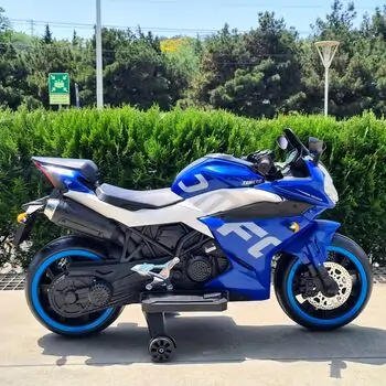 Motorcycle Kawasaki Blue - ელექტრო მოტოციკლი, 3 image