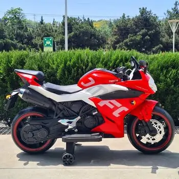 Motorcycle Kawasaki Red - ელექტრო მოტოციკლი, 3 image