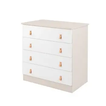KikkaBoo Chipboard Dresser Elon Beige ახალშობილის გამოსაცვლელი კომოდი