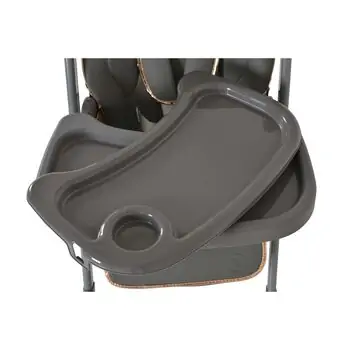 Moni High Chair With A Gift Lindo Grey - საკვები სკამ-მაგიდა საჩუქრით, 11 image